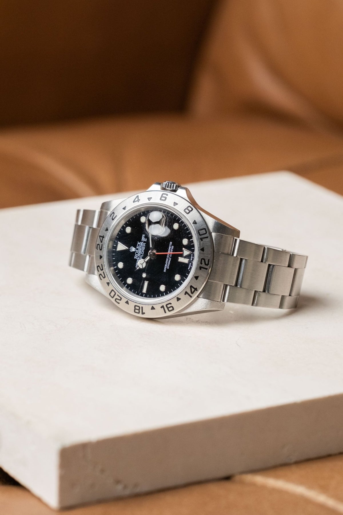 2006 Rolex Explorer II Black Dial Ref. 16570 - Wristory