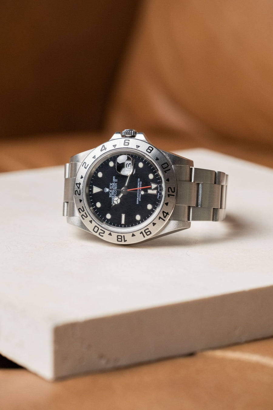 2006 Rolex Explorer II Black Dial Ref. 16570 - Wristory