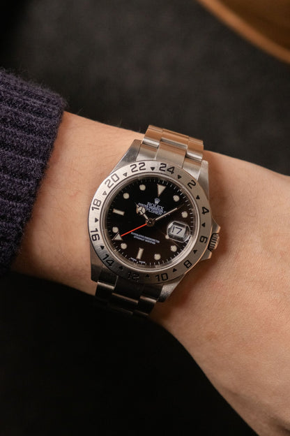 2006 Rolex Explorer II Black Dial Ref. 16570 - Wristory