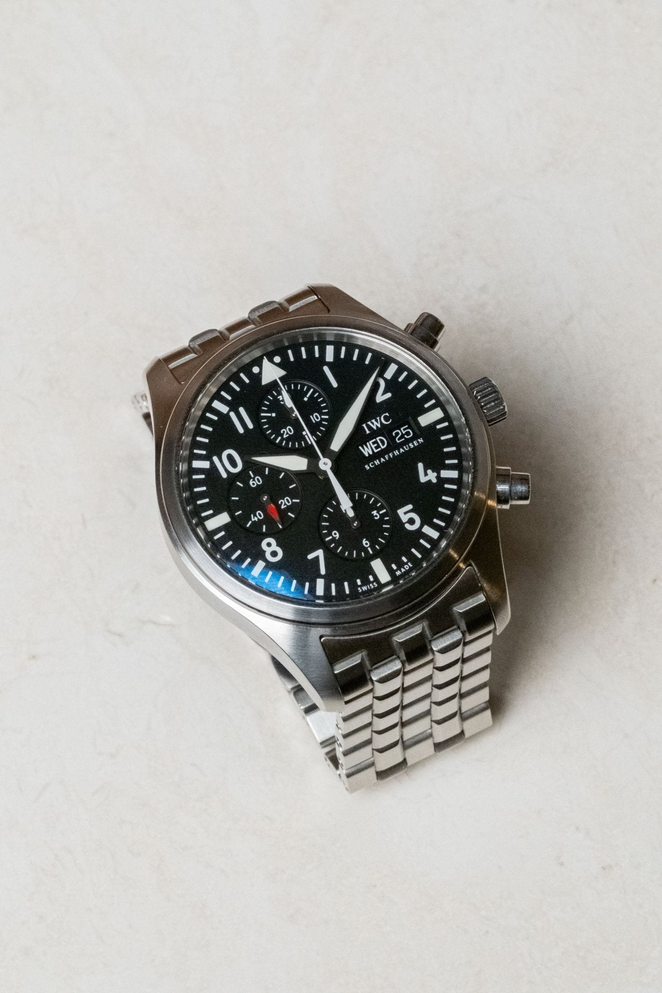 2007 IWC Schaffhausen Pilot’s Watch Chronograph IW371704 Details