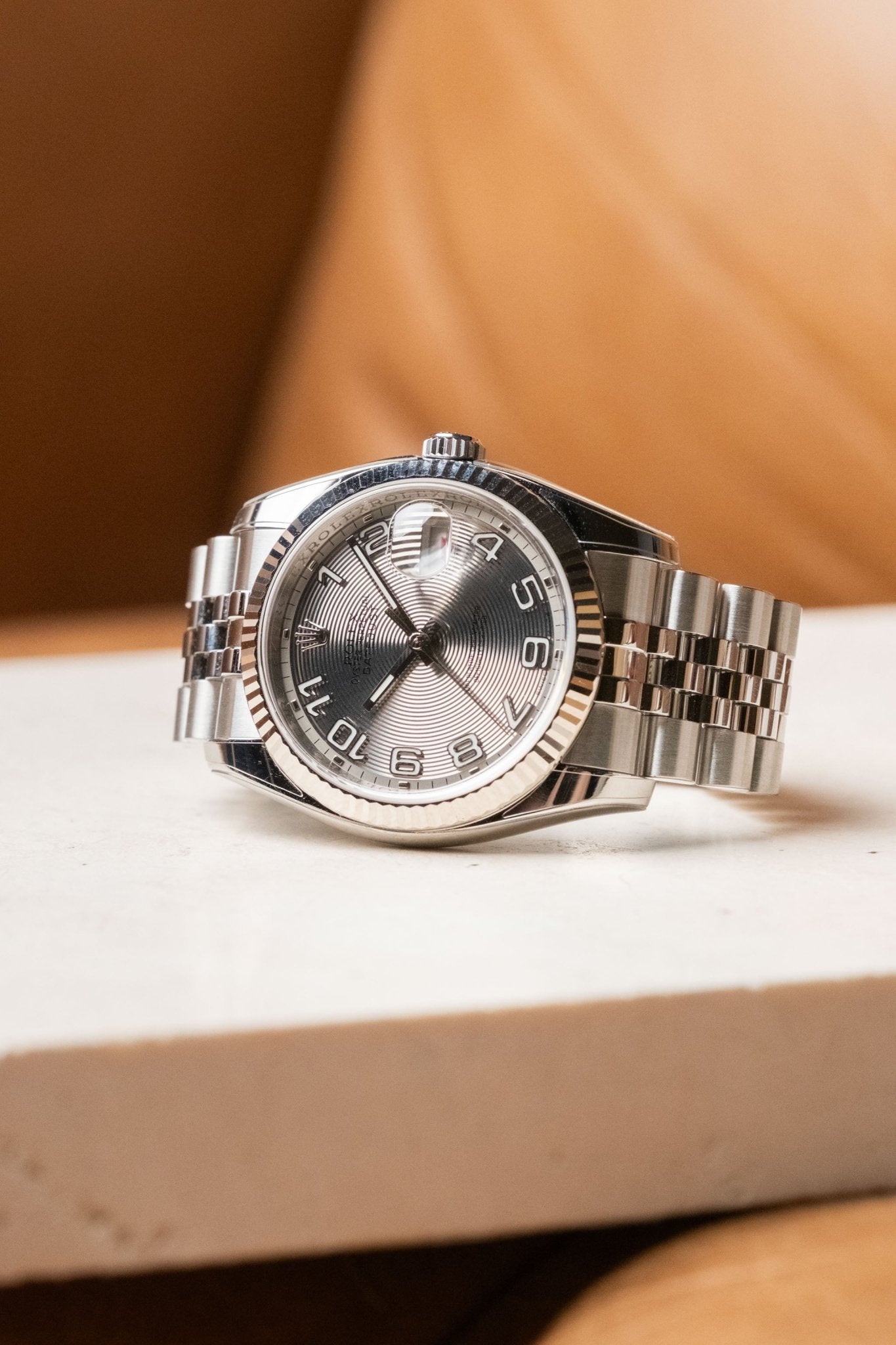 2009 Rolex Datejust 36 Concentric Racing Dial / Roulette Date "NOS" 116234 - Wristory