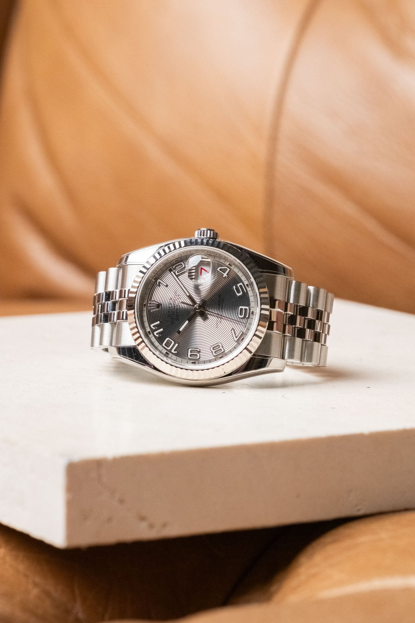 2009 Rolex Datejust 36 Concentric Racing Dial / Roulette Date "NOS" 116234 - Wristory
