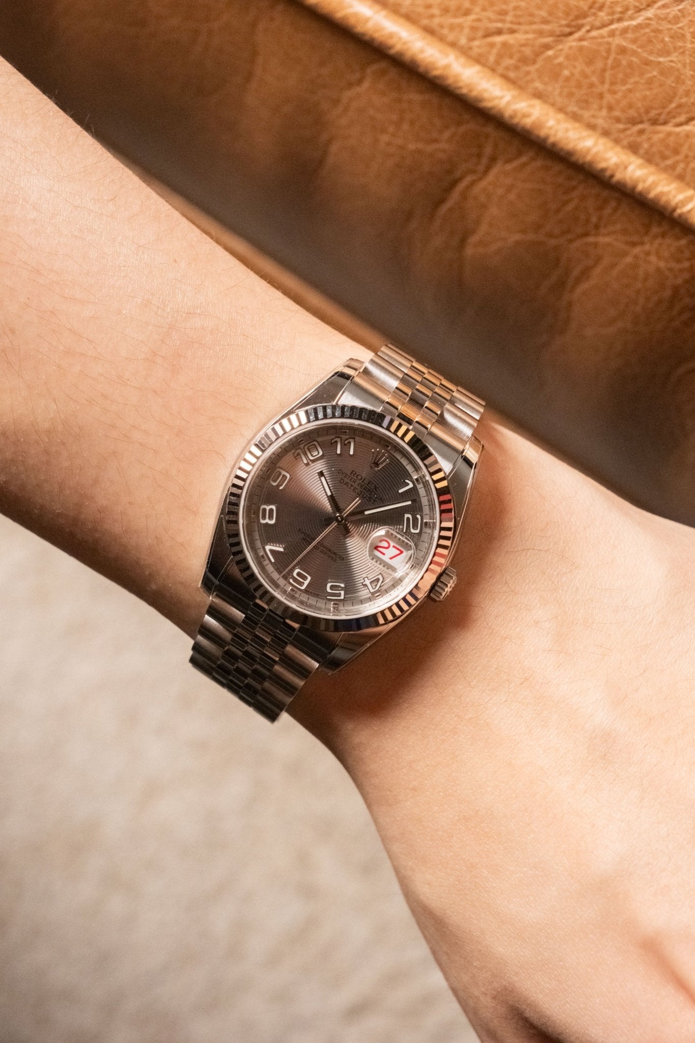 2009 Rolex Datejust 36 Concentric Racing Dial / Roulette Date "NOS" 116234 - Wristory