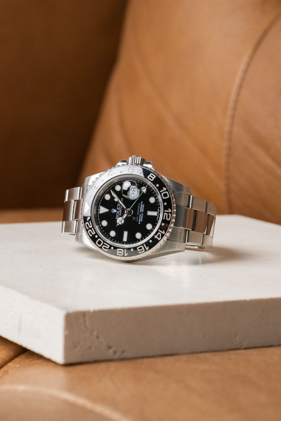 2009 Rolex GMT-Master Green Arrow 116710LN with RSC - Wristory