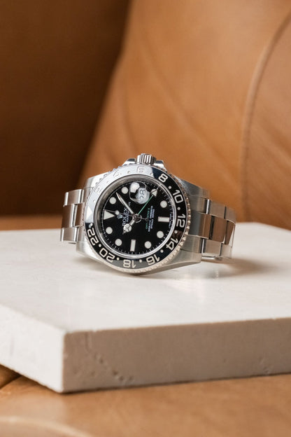 2009 Rolex GMT-Master Green Arrow 116710LN with RSC - Wristory
