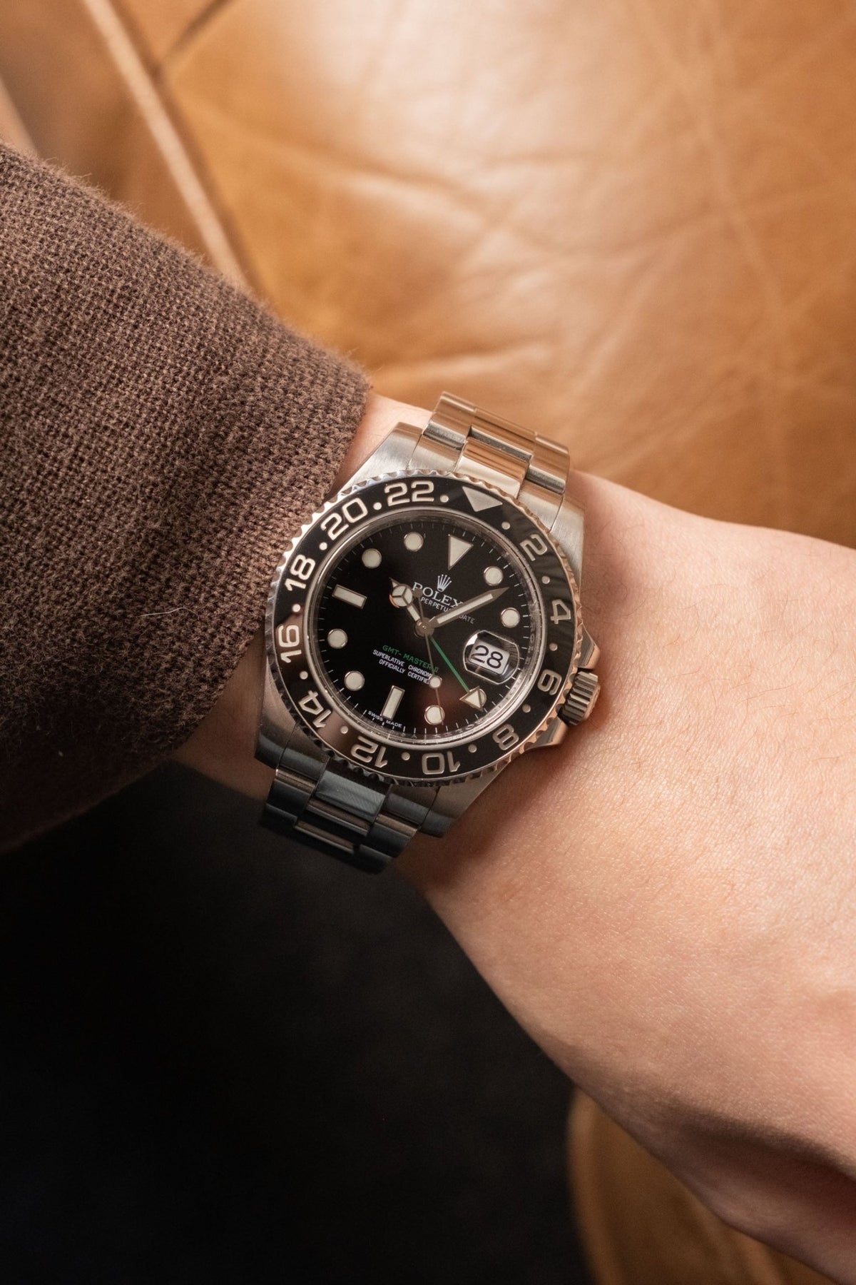 2009 Rolex GMT-Master Green Arrow 116710LN with RSC - Wristory