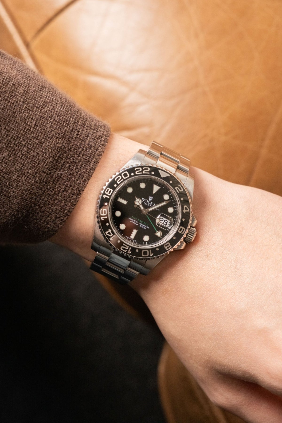 2009 Rolex GMT-Master Green Arrow 116710LN with RSC - Wristory