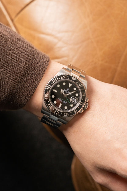 2009 Rolex GMT-Master Green Arrow 116710LN with RSC - Wristory