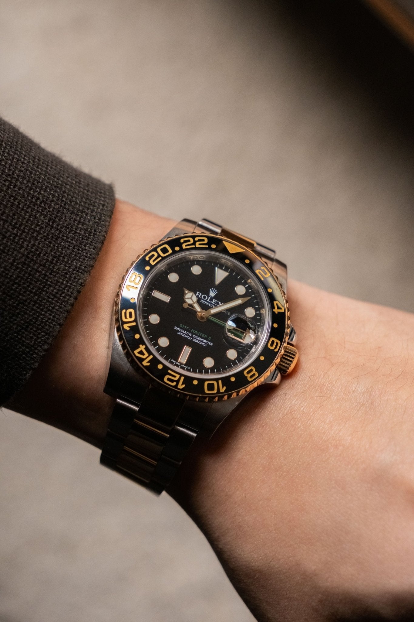 2009 Rolex GMT - Master II “Green Arrow” Two - Tone 40mm Ref. 116713 - Wristory