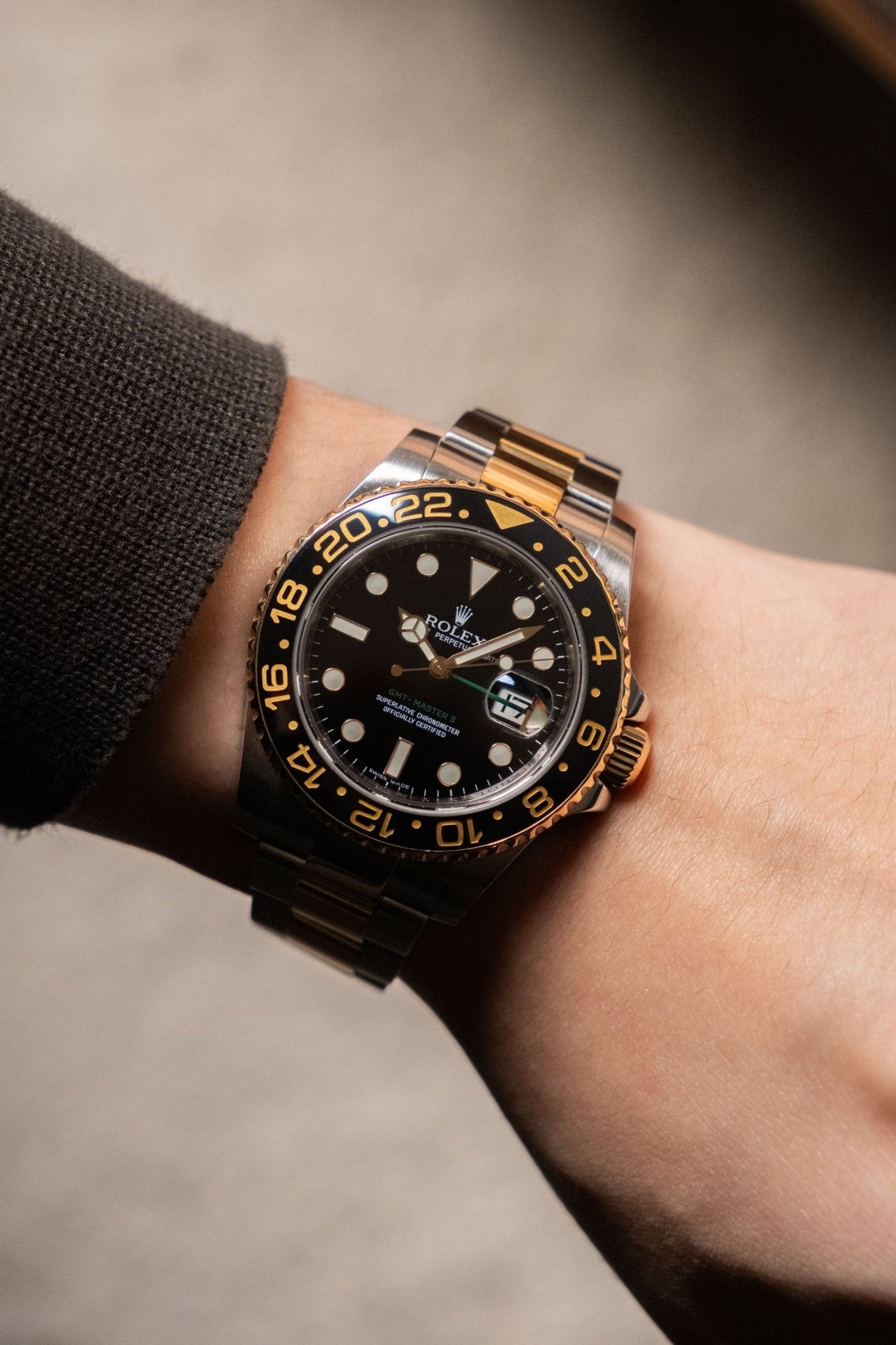 2009 Rolex GMT - Master II “Green Arrow” Two - Tone 40mm Ref. 116713 - Wristory