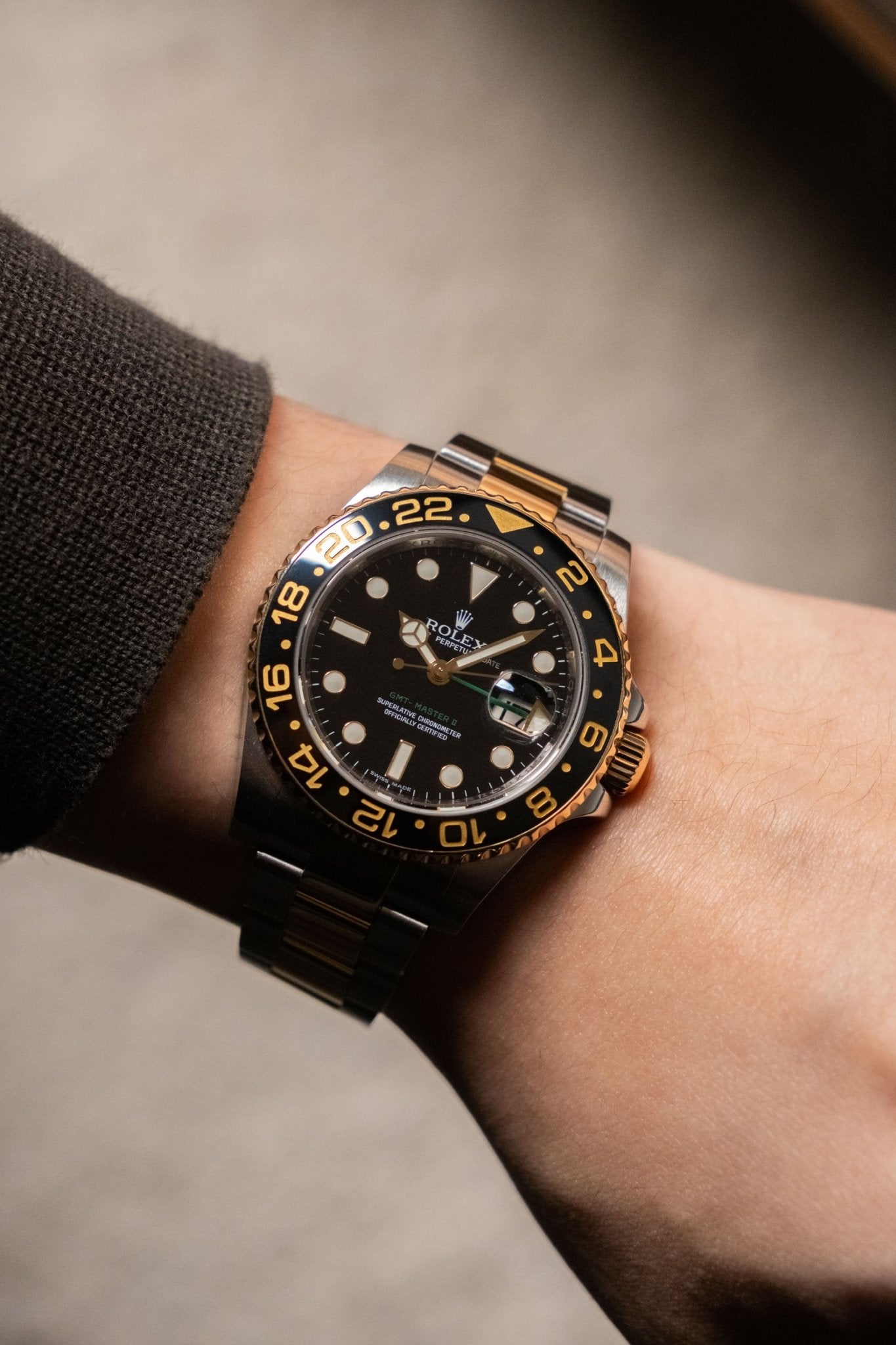 2009 Rolex GMT - Master II “Green Arrow” Two - Tone 40mm Ref. 116713 - Wristory