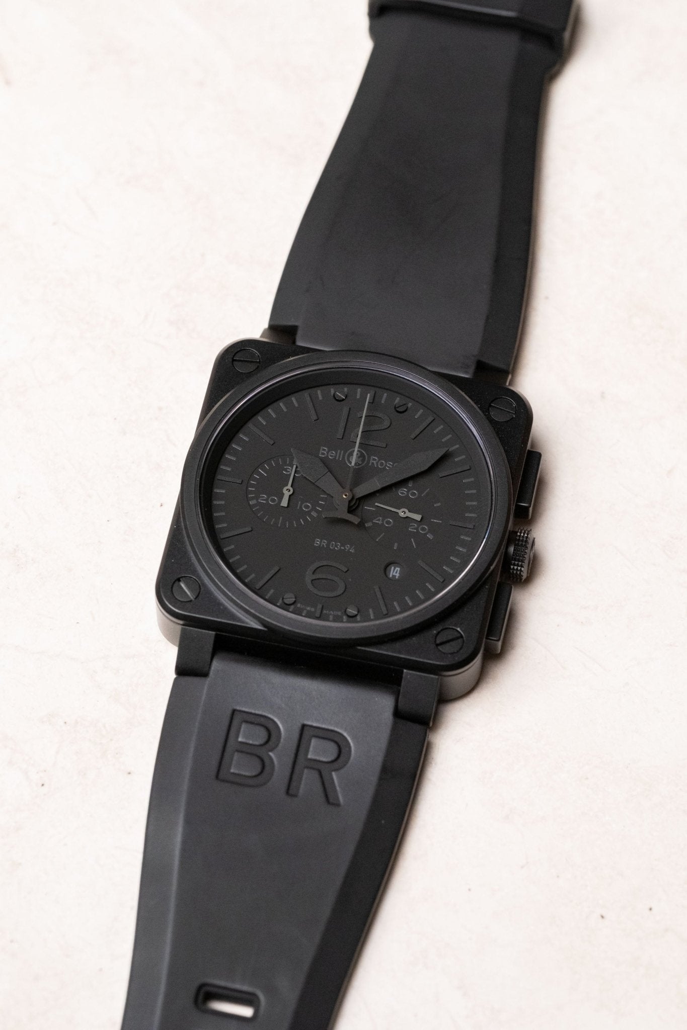 2011 Bell & Ross BR 03-94 Phantom Chronograph 42mm Ref. BR03 - 94 - Wristory
