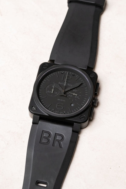 2011 Bell & Ross BR 03-94 Phantom Chronograph 42mm Ref. BR03 - 94 - Wristory