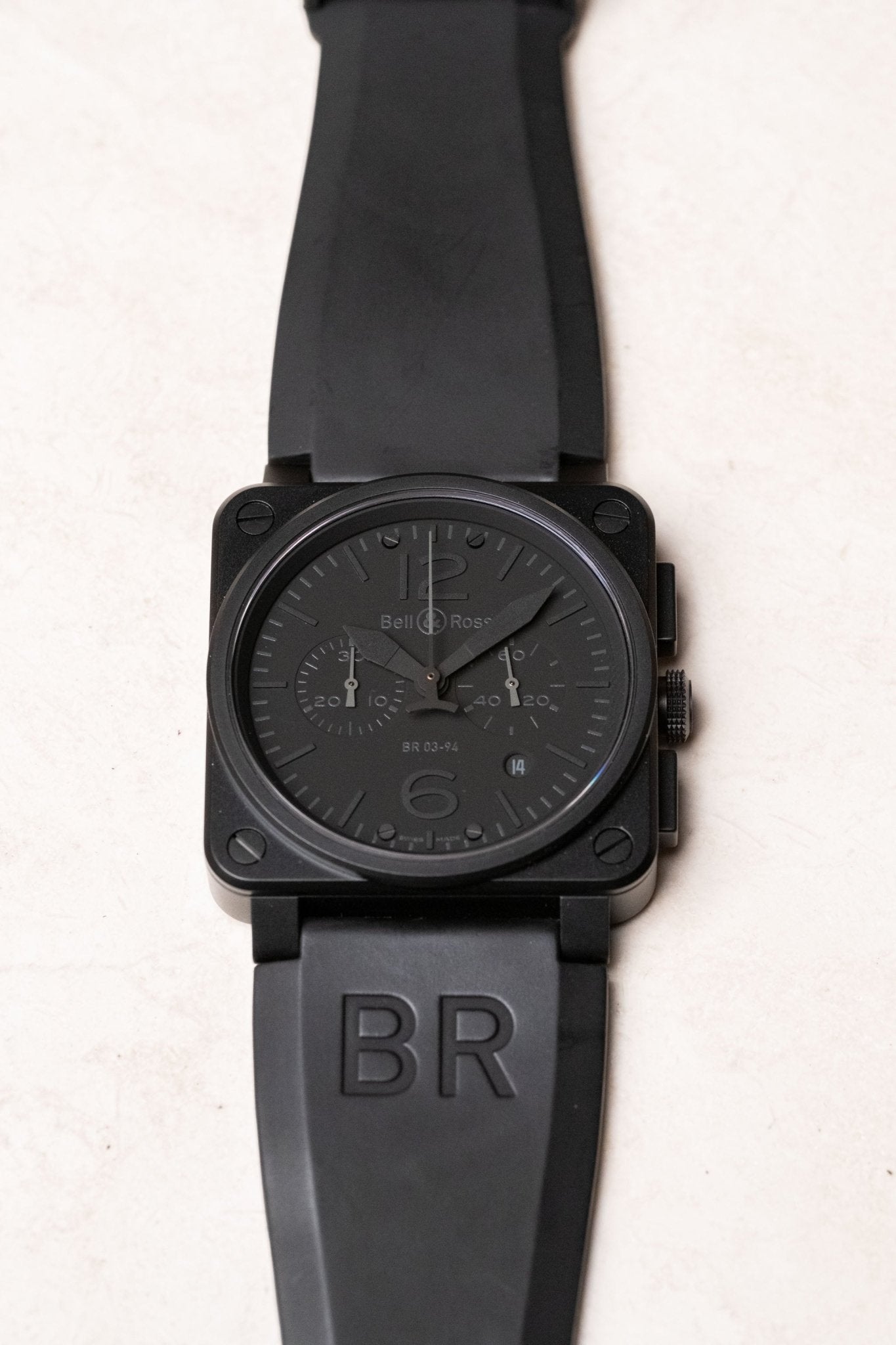 2011 Bell & Ross BR 03-94 Phantom Chronograph 42mm Ref. BR03 - 94 - Wristory