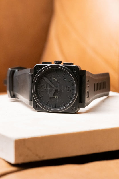 2011 Bell & Ross BR 03-94 Phantom Chronograph 42mm Ref. BR03 - 94 - Wristory