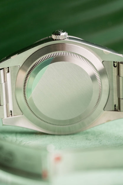 2011 Rolex Explorer 214270 Mark 1 caseback view