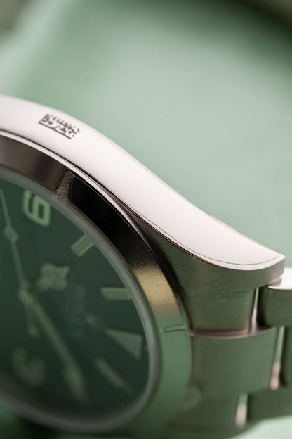 2011 Rolex Explorer 214270 Mark 1 case profile side view