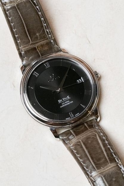 2012 OMEGA Deville Prestige 4875.50.01 dial detail close-up