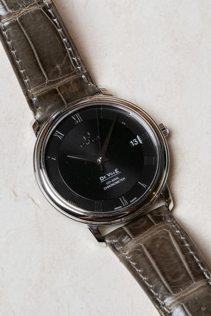 2012 OMEGA Deville Prestige 4875.50.01 dial detail close-up