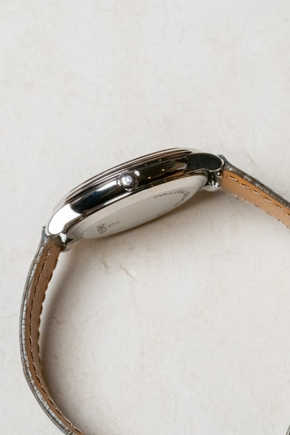 2012 OMEGA Deville Prestige 4875.50.01 case profile side view
