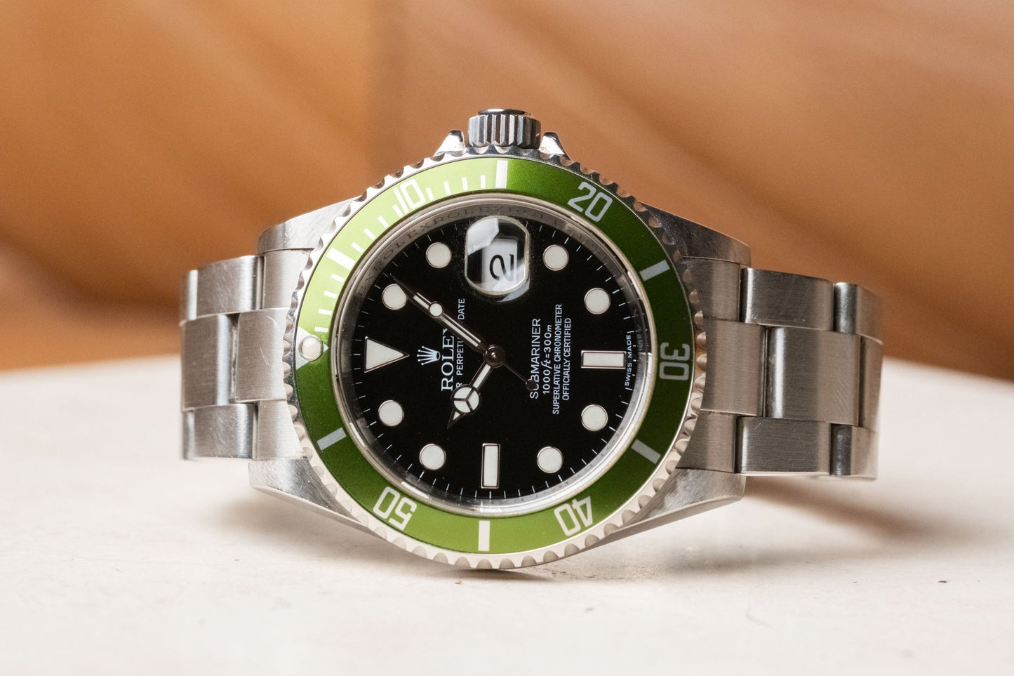 2012 Rolex Submariner Date Kermit "V-Serial" 16610LV - Wristory