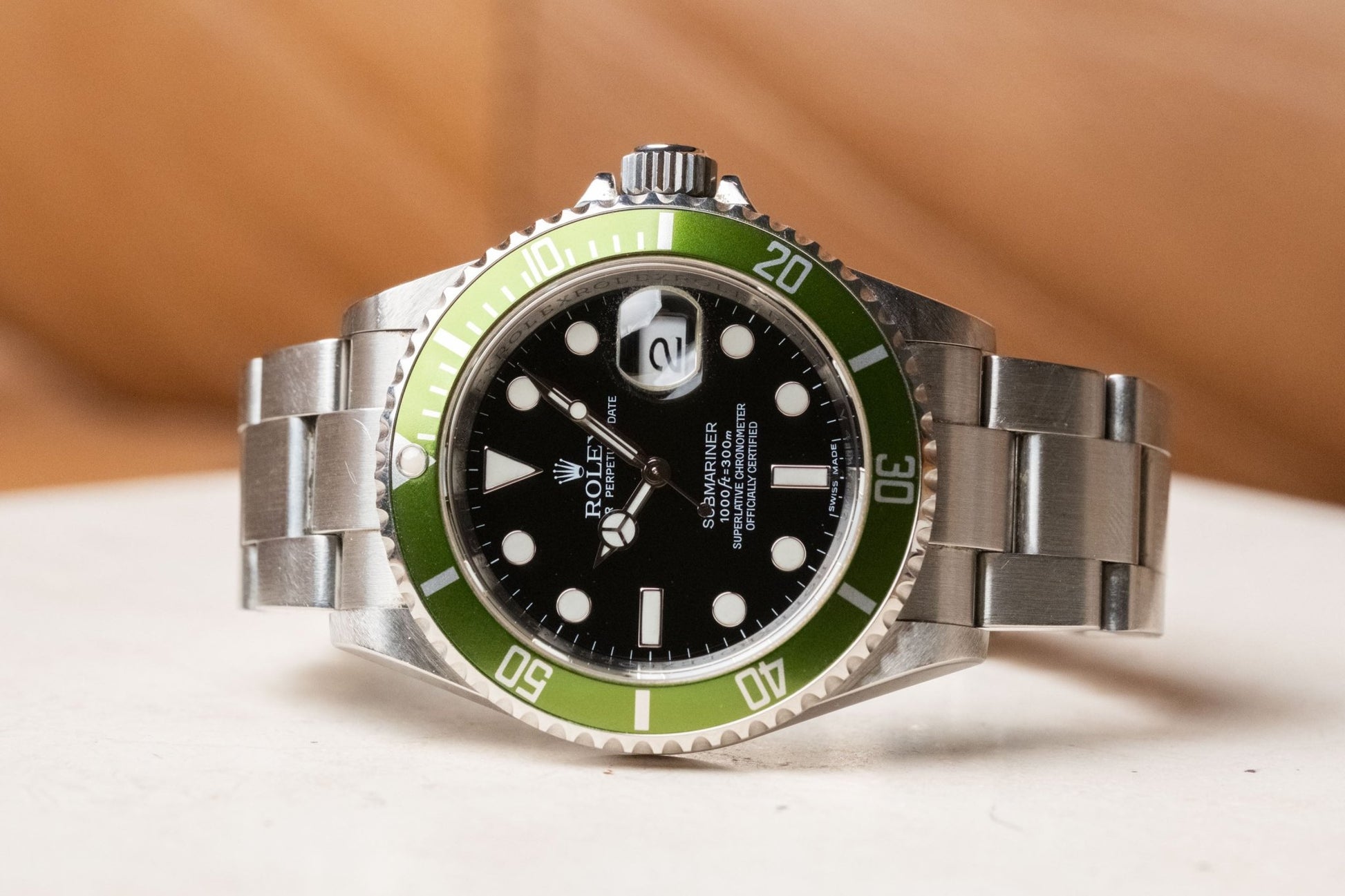 2012 Rolex Submariner Date Kermit "V-Serial" 16610LV - Wristory