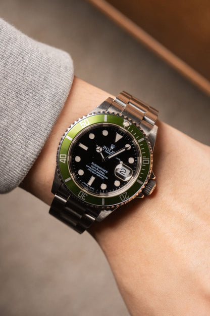 2012 Rolex Submariner Date Kermit "V-Serial" 16610LV - Wristory