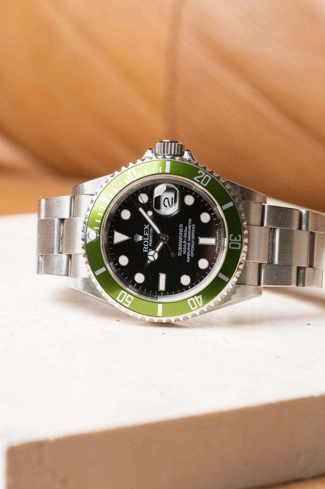 2012 Rolex Submariner Date Kermit "V-Serial" 16610LV - Wristory