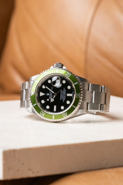 2012 Rolex Submariner Date Kermit "V-Serial" 16610LV - Wristory