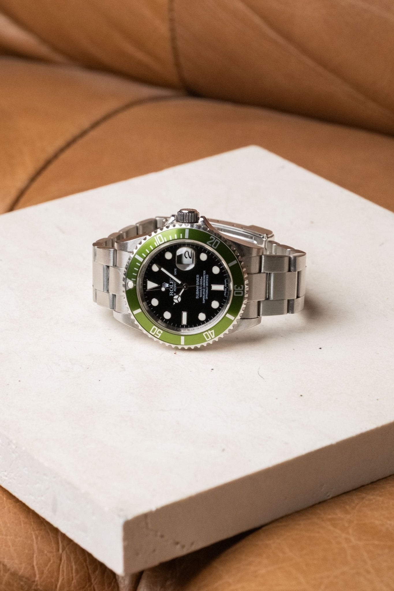 2012 Rolex Submariner Date Kermit "V-Serial" 16610LV - Wristory