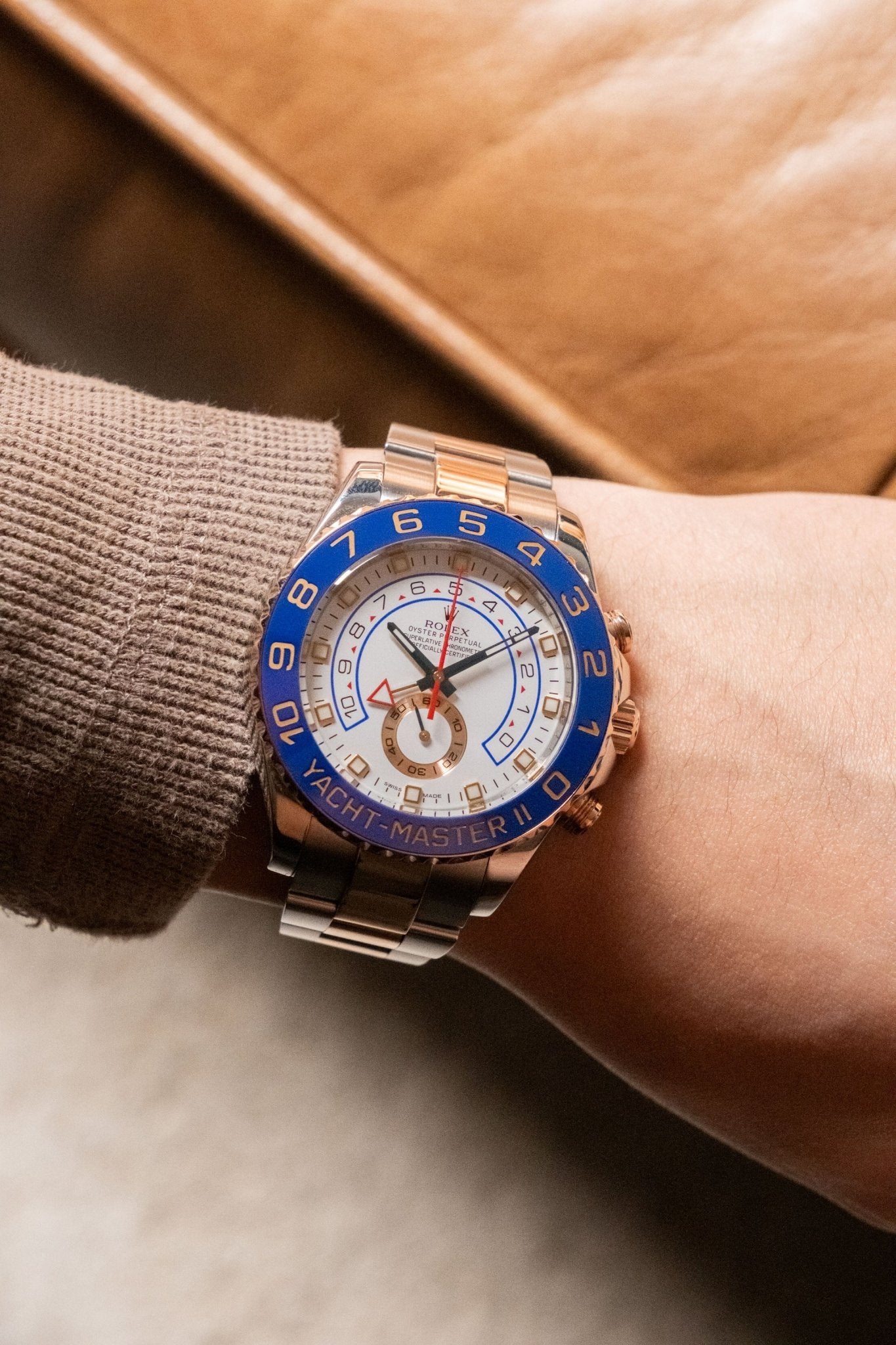 2012 Rolex Yacht-Master II Two-Tone Everose Gold 116681 Details