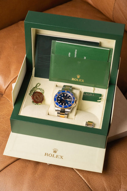 2013 Rolex Submariner "Bluesy" Ref. 116613LB - Wristory