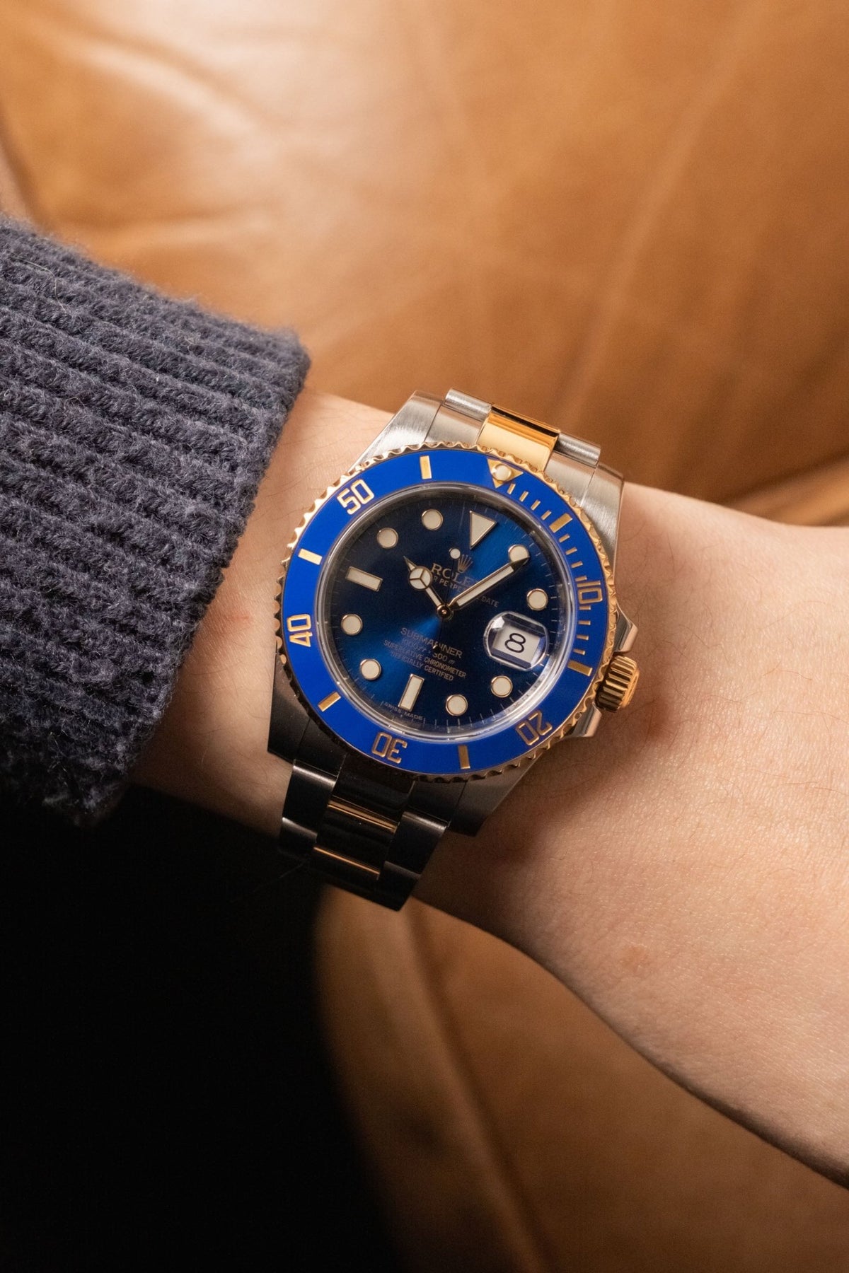 2013 Rolex Submariner "Bluesy" Ref. 116613LB - Wristory