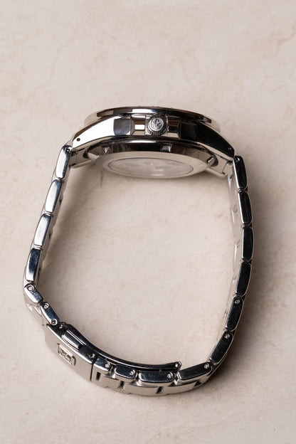 2014 Grand Seiko GMT Polar White Dial SBGM025 case profile side view