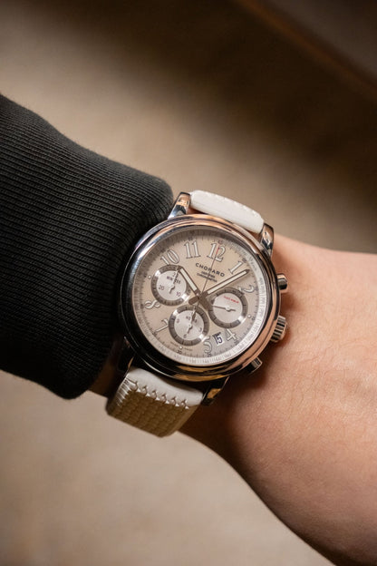 2015 Chopard 1000 Mille Miglia Mother of Pearl Chronograph 42mm Ref. 168511 - 3018 - Wristory