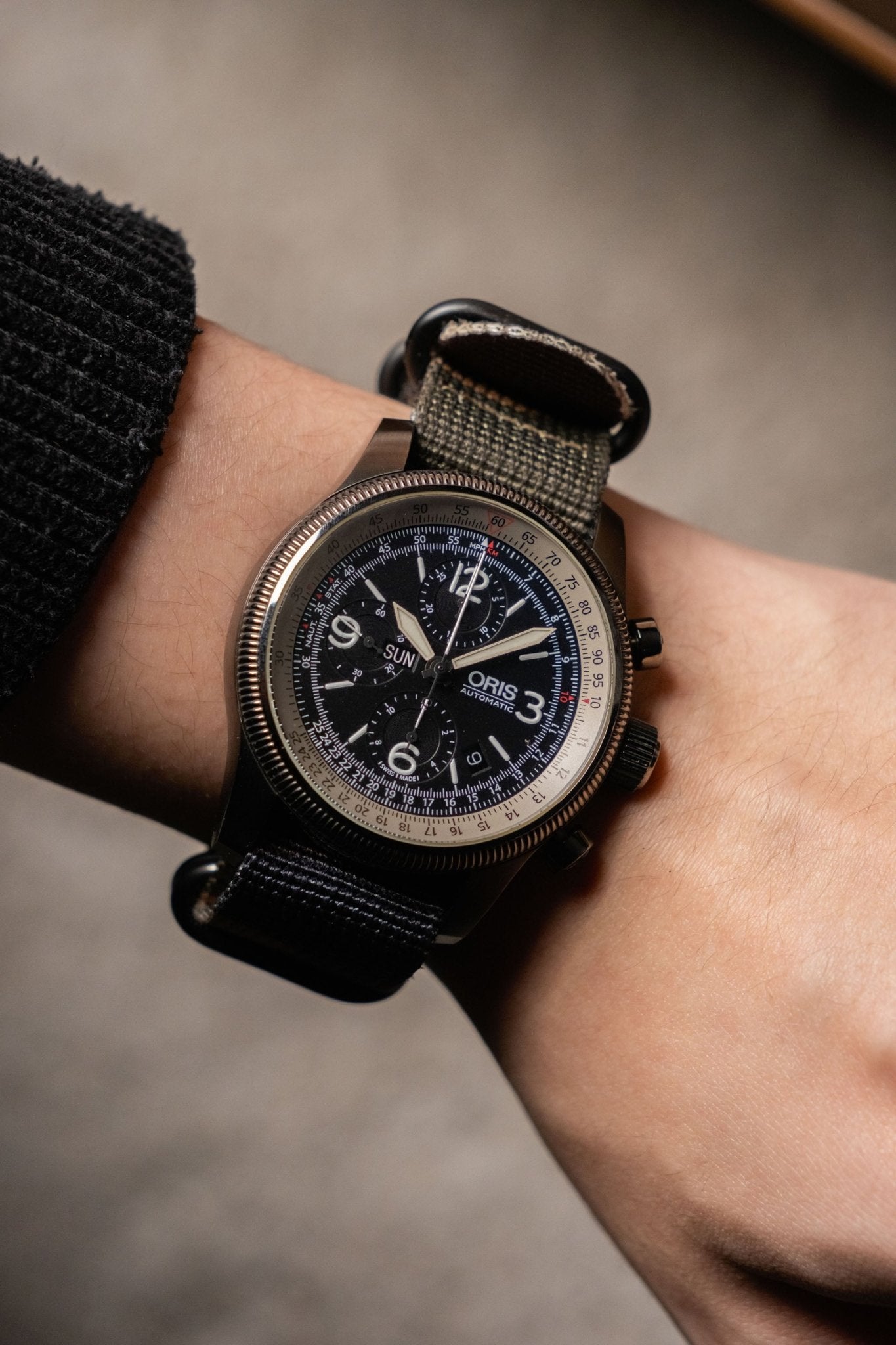 2015 Oris Big Crown X1 Calculator 46mm Ref. 01 675 7648 4264 - 07 5 23 77 - Wristory