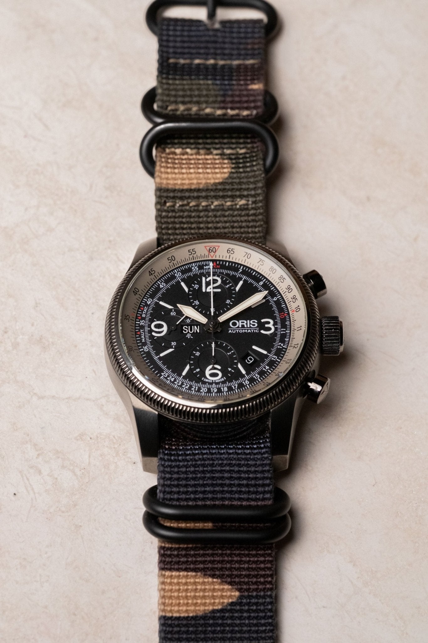 2015 Oris Big Crown X1 Calculator 46mm Ref. 01 675 7648 4264 - 07 5 23 77 - Wristory