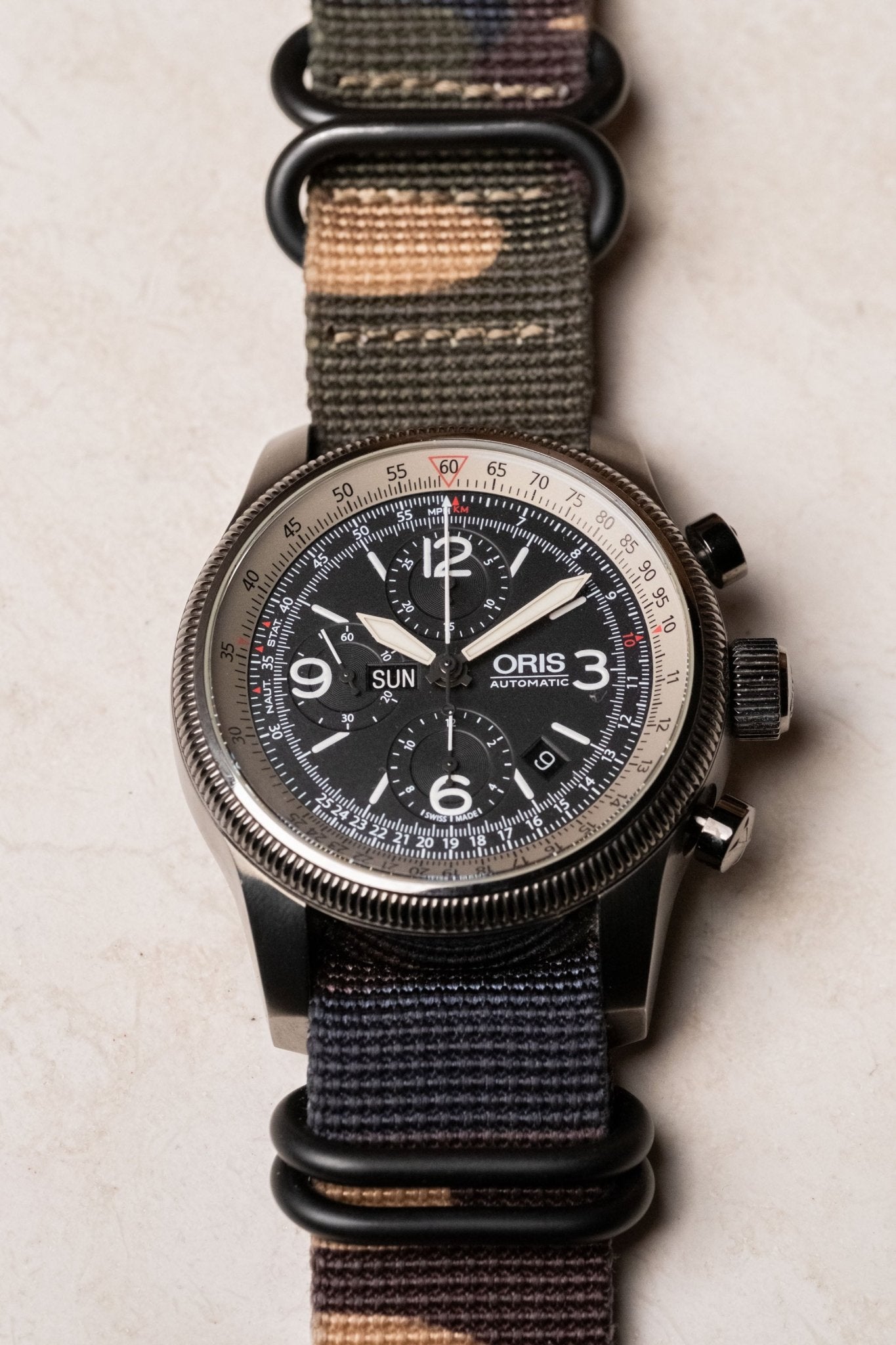 2015 Oris Big Crown X1 Calculator 46mm Ref. 01 675 7648 4264 - 07 5 23 77 - Wristory