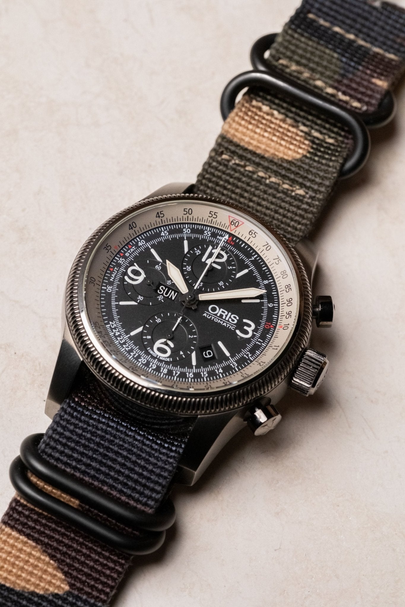 2015 Oris Big Crown X1 Calculator 46mm Ref. 01 675 7648 4264 - 07 5 23 77 - Wristory