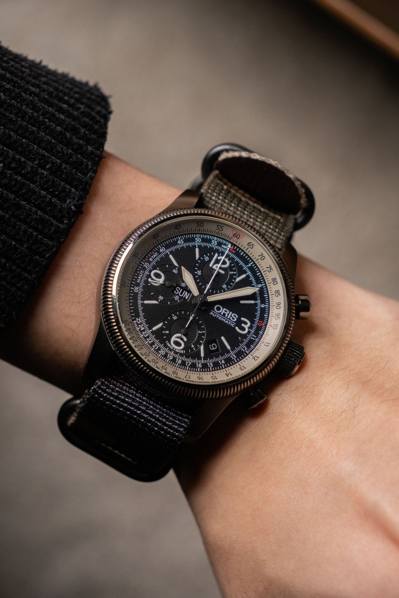 2015 Oris Big Crown X1 Calculator 46mm Ref. 01 675 7648 4264 - 07 5 23 77 - Wristory
