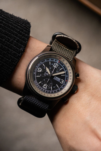 2015 Oris Big Crown X1 Calculator 46mm Ref. 01 675 7648 4264 - 07 5 23 77 - Wristory