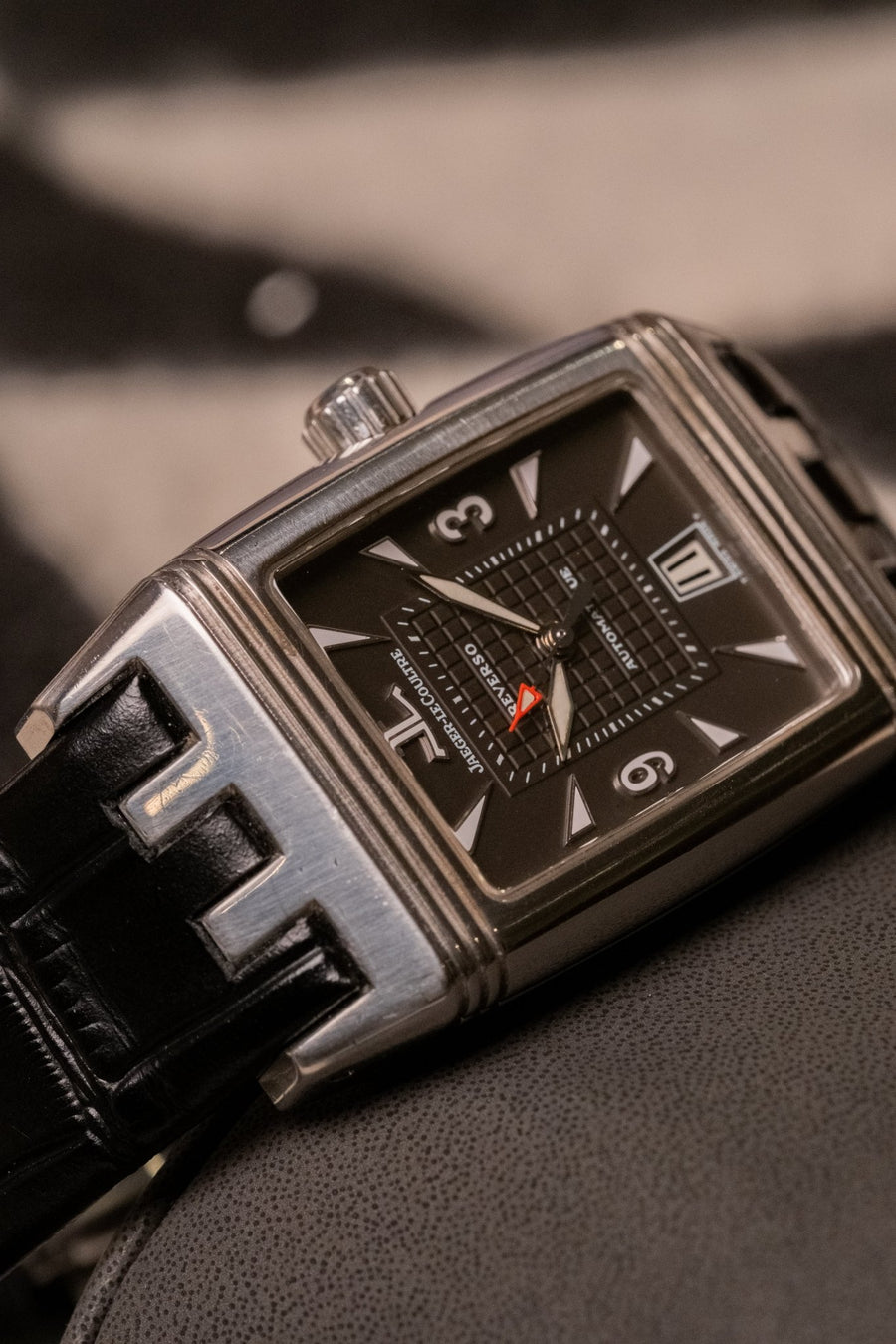 2017 Jaeger-LeCoultre Reverso Gran Sport Automatique dial detail close-up