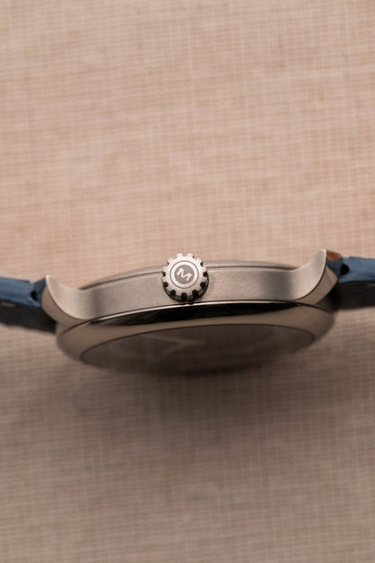 2017 MING 17.01 Titanium Mosaic Guilloché Blue Dial - Wrist Story Pty Ltd