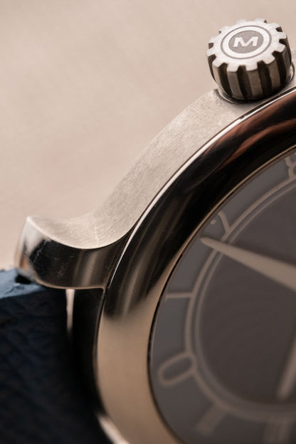 2017 MING 17.01 Titanium Mosaic Guilloché Blue Dial - Wrist Story Pty Ltd