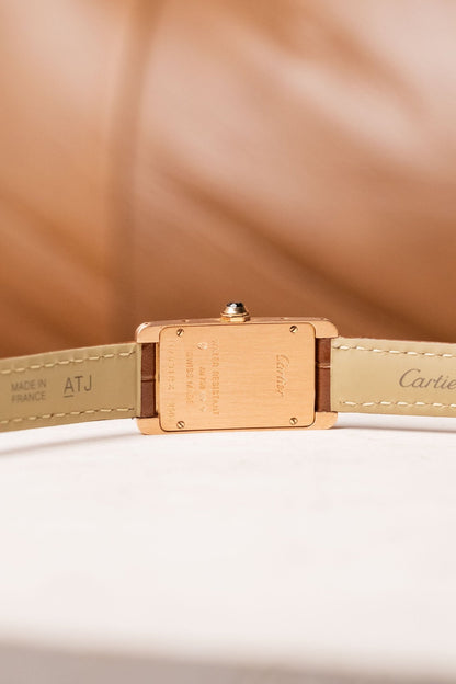 2018 Cartier Tank Américaine Rose Gold Ref. W2607456 - Wristory