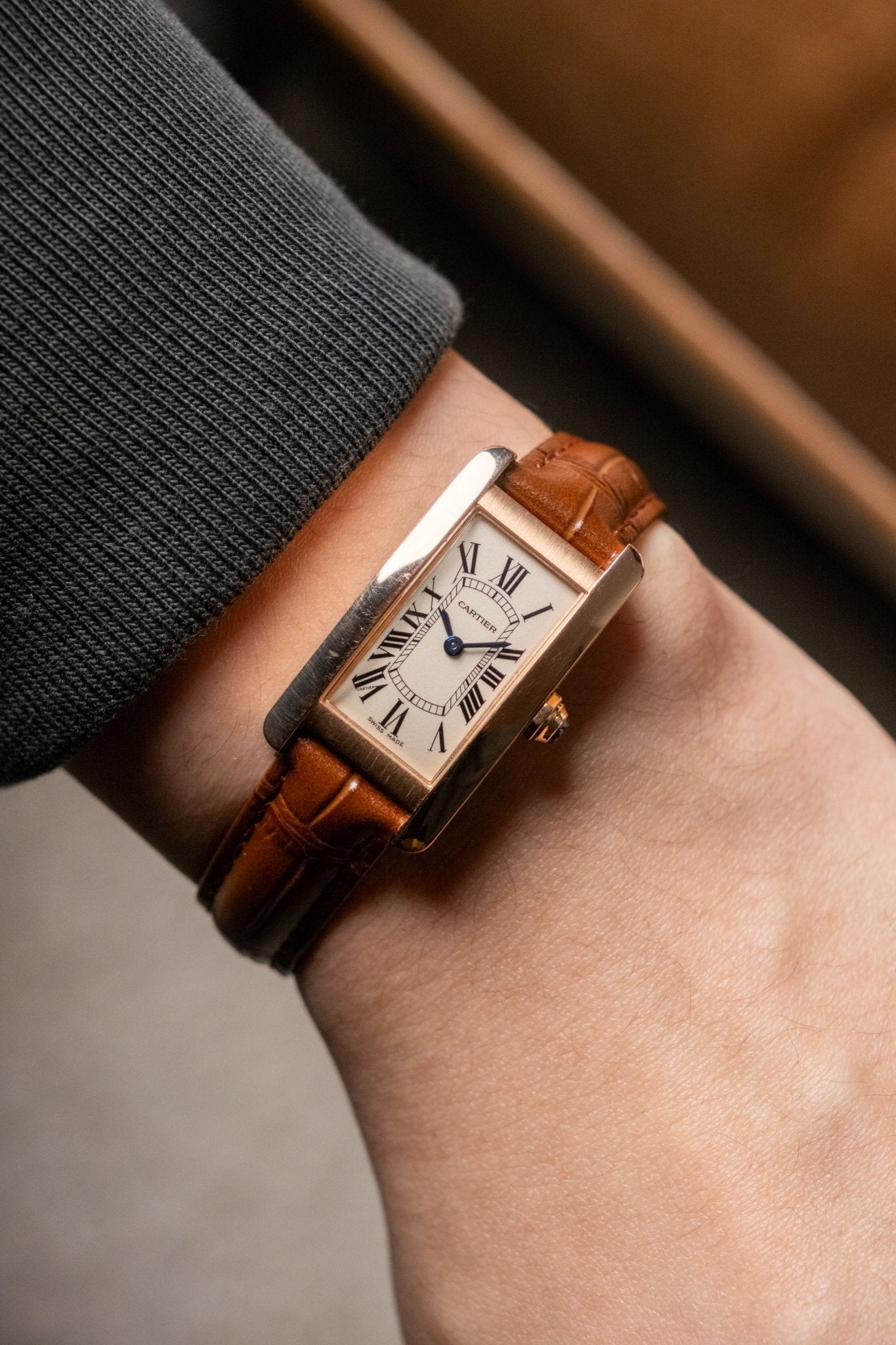 2018 Cartier Tank Américaine Rose Gold Ref. W2607456 - Wristory