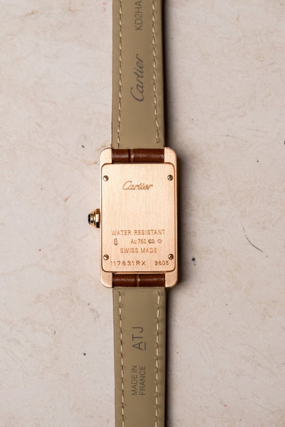 2018 Cartier Tank Américaine Rose Gold Ref. W2607456 - Wristory