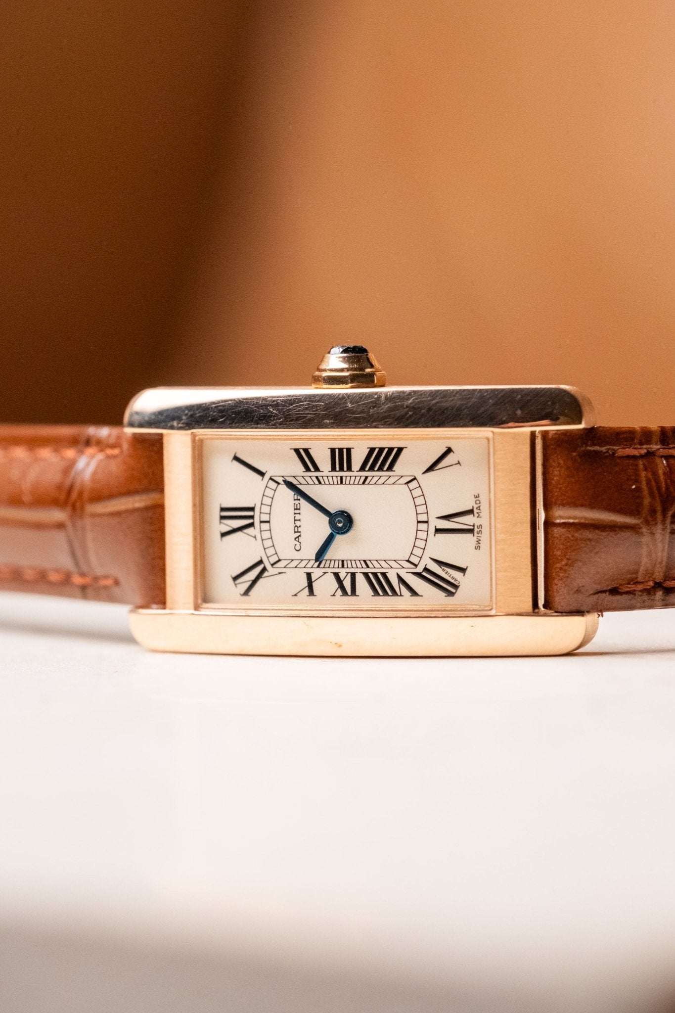 2018 Cartier Tank Américaine Rose Gold Ref. W2607456 - Wristory