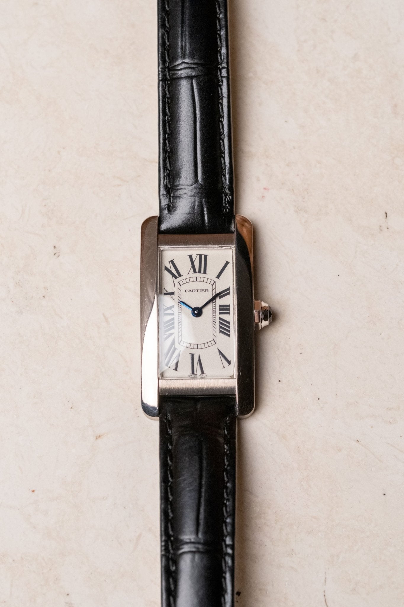 2018 Cartier Tank Américaine White Gold Ref. W2601956 - Wristory