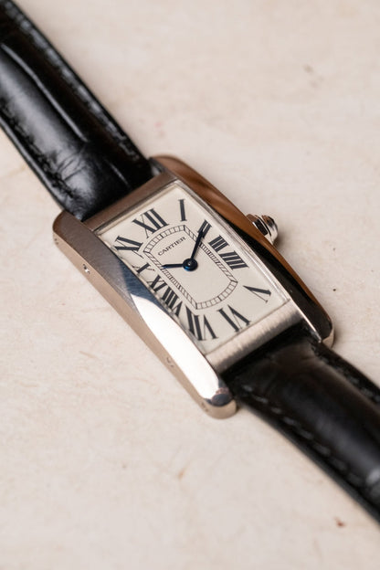 2018 Cartier Tank Américaine White Gold Ref. W2601956 - Wristory